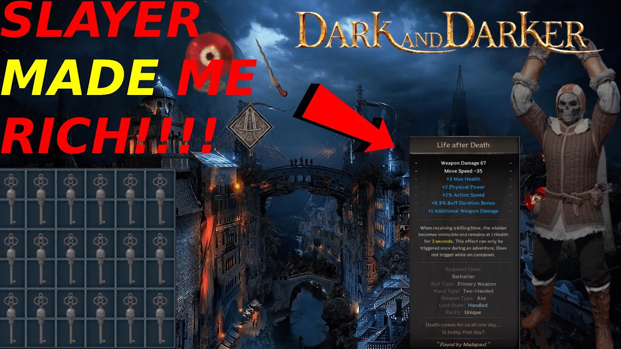Dark & Darker Duo Domination: 50% PDR Slayer, 50% PDR Rogue &ndash; Epic PvP Combos!