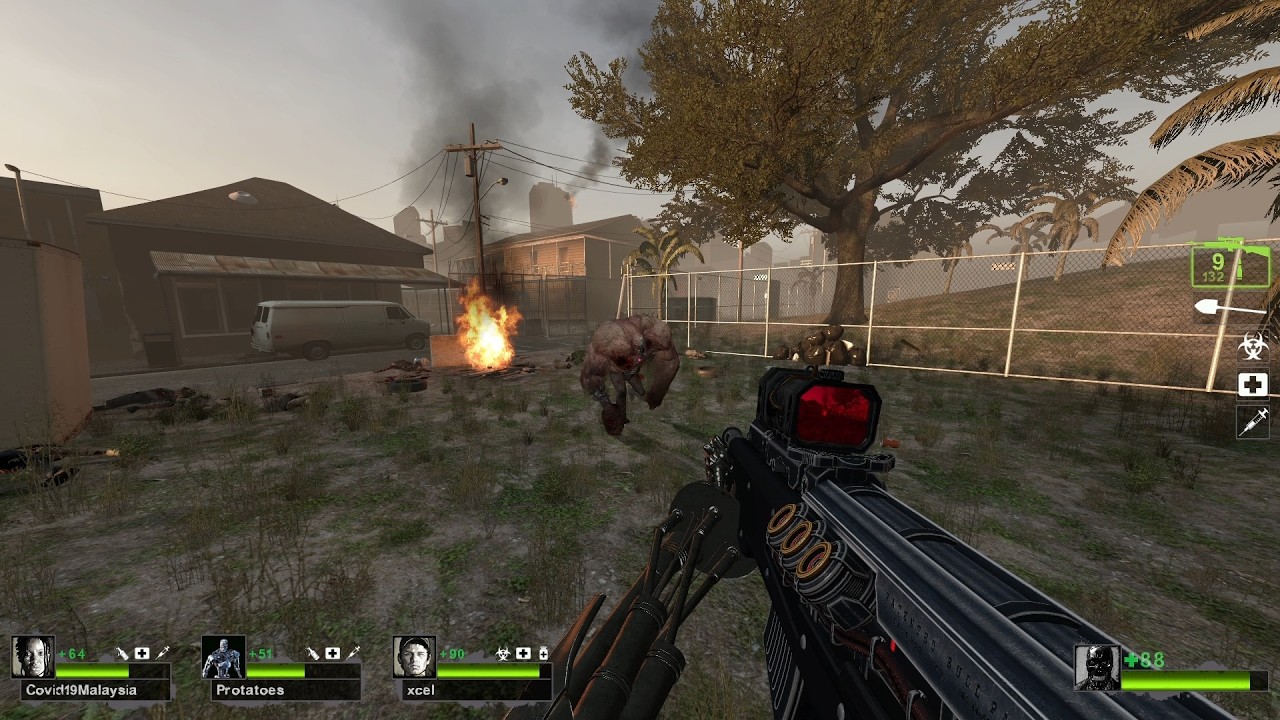 Left 4 Dead 2 Expert Gameplay Plasma Rifle TC2000-R TR Weapon Anim Mod
