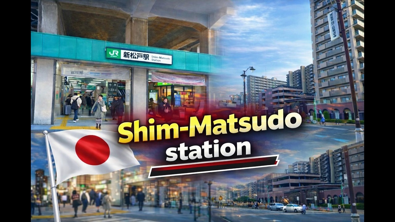 Exploring Shin‑Matsudo Station Part 1|Urdu Hindi Vlog🇯🇵