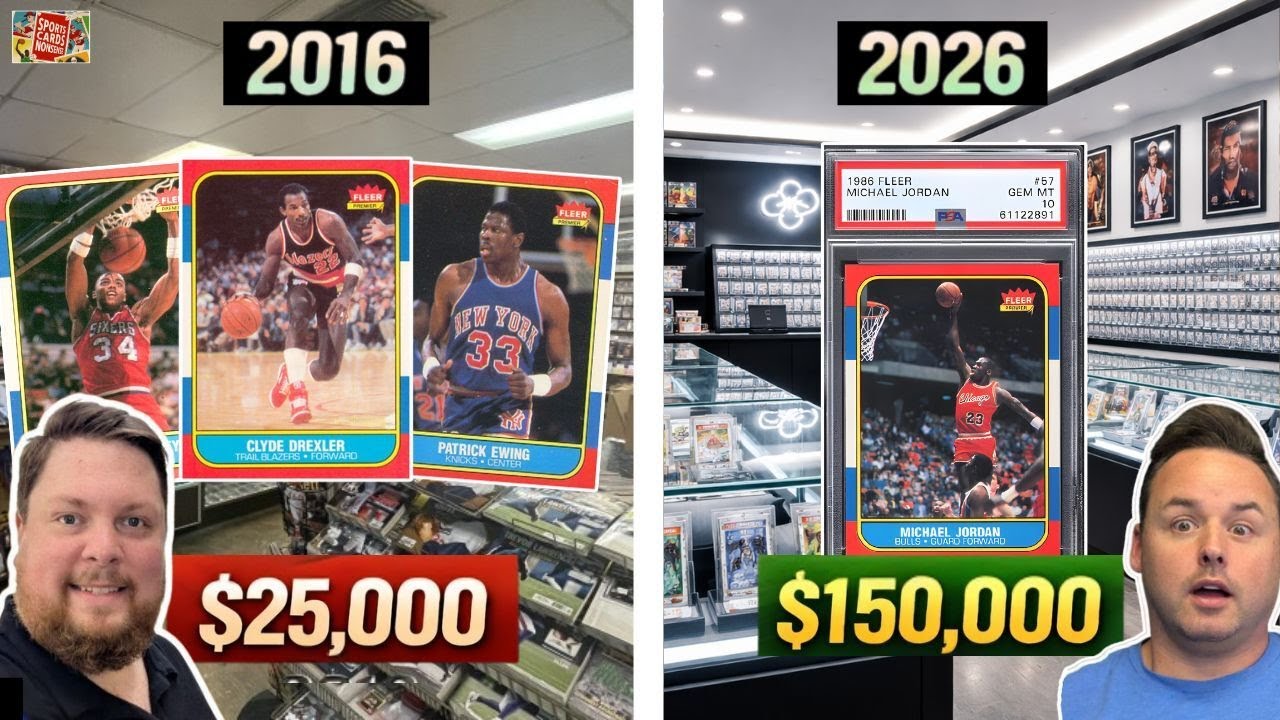 2026 vs 2016: MASSIVE Sports Cards Evolution, Value Growth