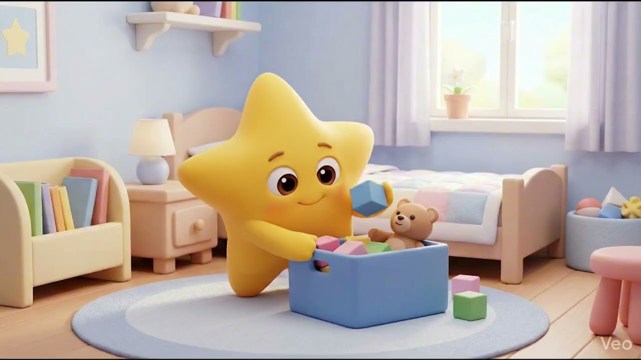 Clean Up Song for Toddlers | Calm Daily Routine for Kids