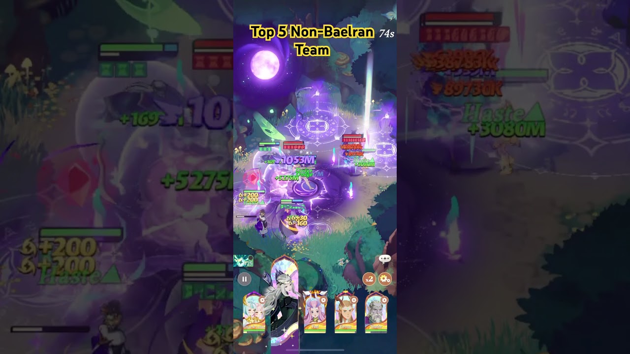 Top 5 No-Baelran Stage Pushing Team 01 - Let&rsquo;s Play AFK Journey #afkjourney #afkjourneygameplay