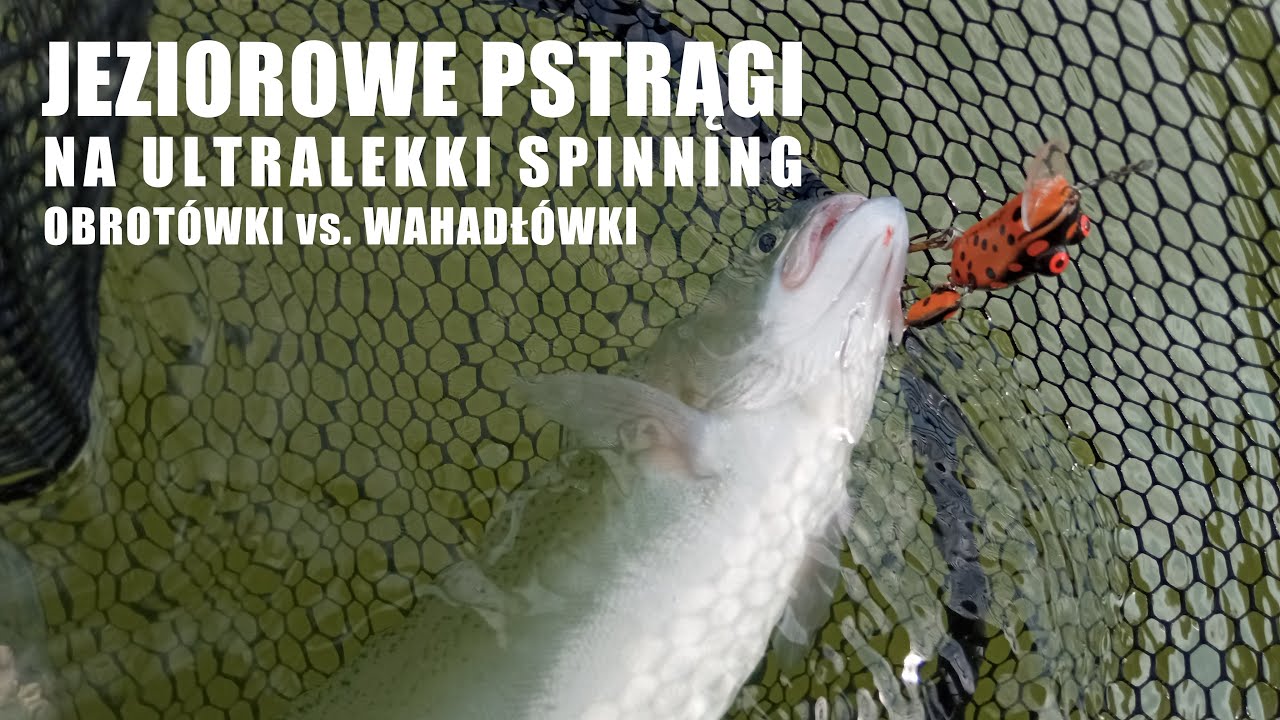 Jeziorowe pstrągi na ultralekki spinning: obrotówki vs. wahadłówki (część II)