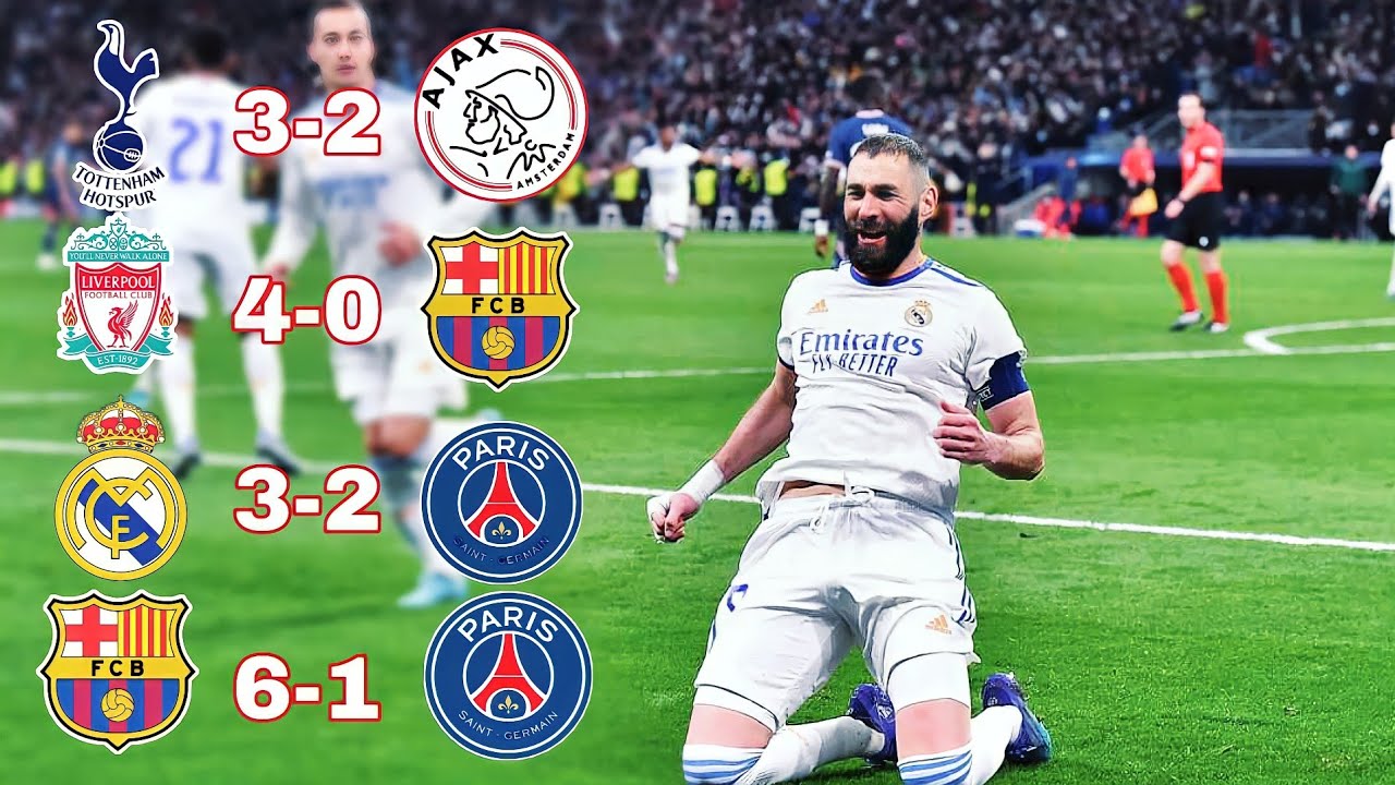 افضل ريمونتادات دوري ابطال اوروبا وجنون المعلقين العرب 