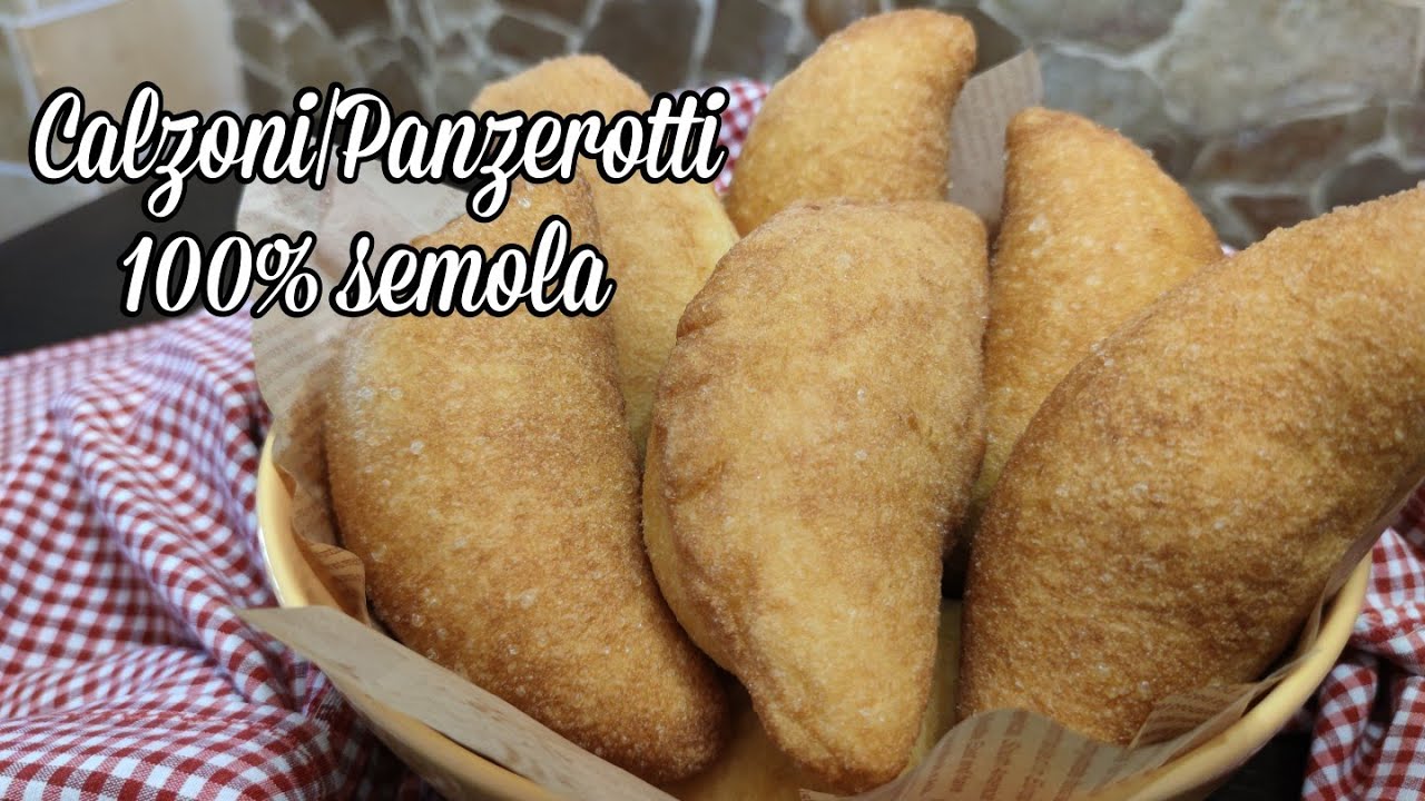 Calzoni Fritti/ Panzerotti - 100% semola - sofficissimi e croccanti - Sfizi & Delizie