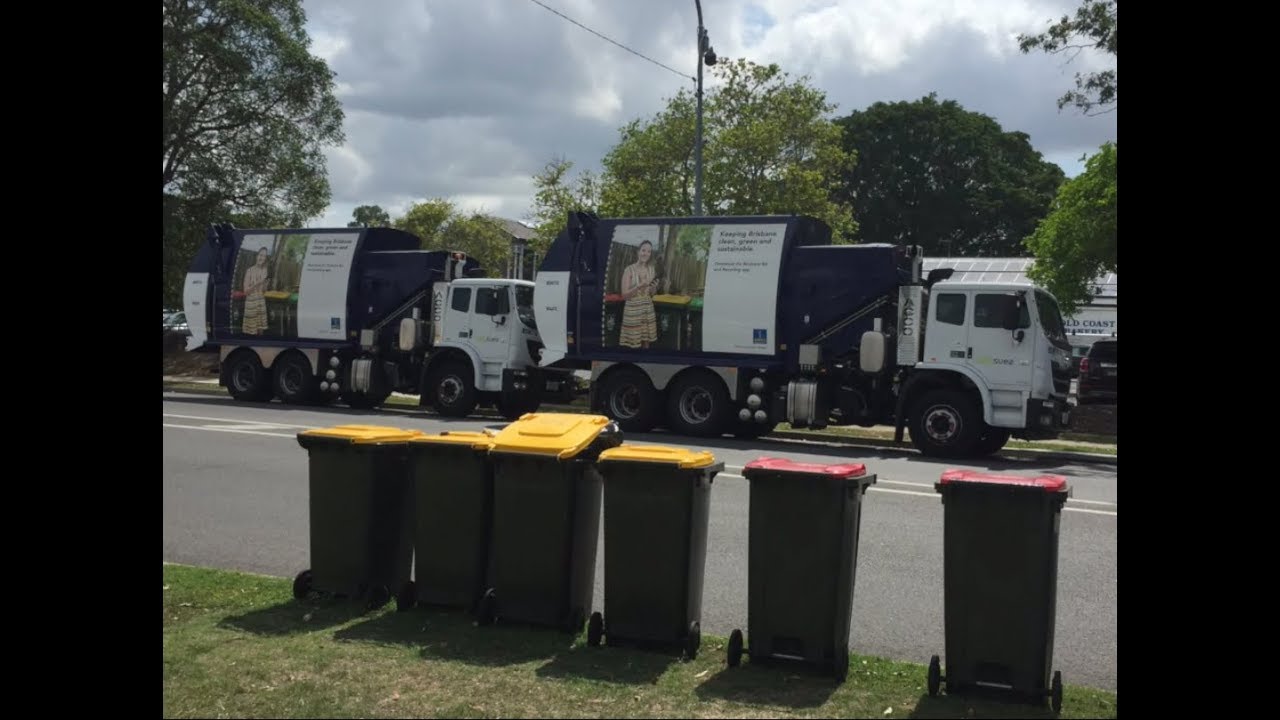 Algester Garbage Trucks - BSW710, 12, 14 & The Legend Ben in 715 (Lid Flipper)
