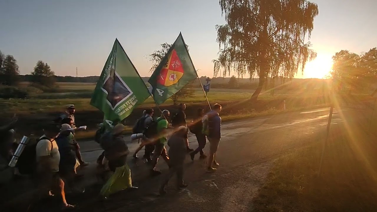Poranek na XXXII Pieszej Pielgrzymce Legnickiej na Jasną Górę