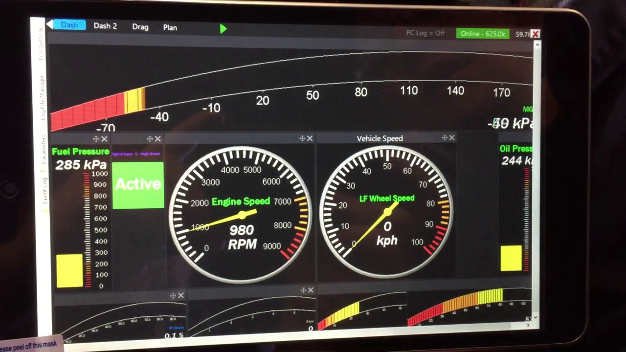 Link G4+ Compatible Tablet Dash Display