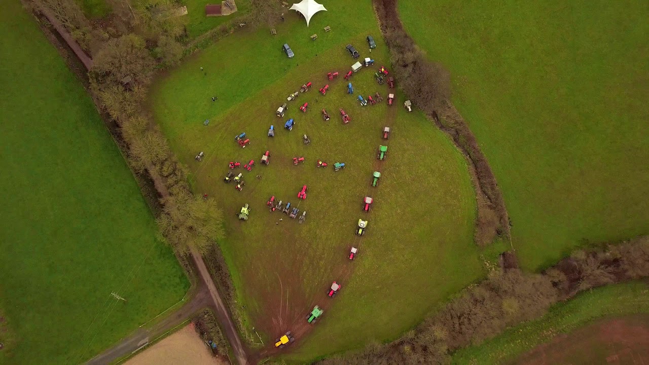 DJI Mavic Pro - Charity Tractor Run, nr Taunton, Somerset UK