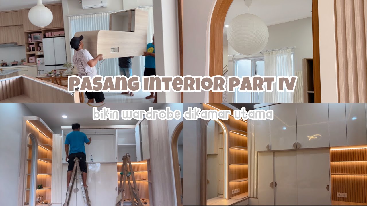PASANG INTERIOR DI RUMAH BARU PART IV | kamar utama | unboxing paket