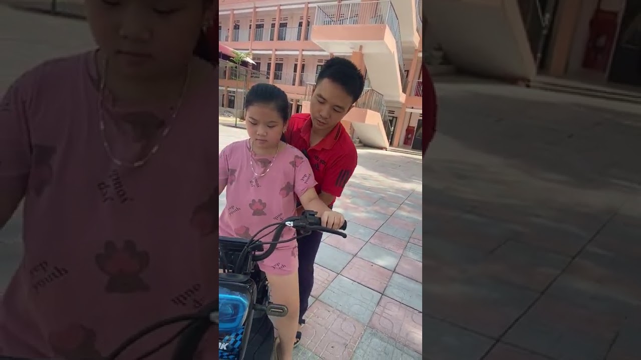Hướng dẫn đi xe điện cho người mới bắt đầu- học sinh lần đầu đi xe điện.