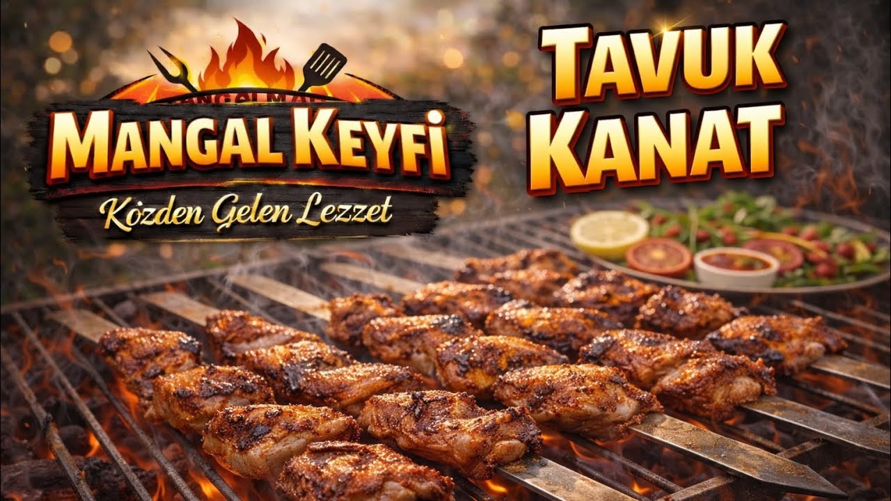 🐔 TAVUK KANAT IZGARA | GRILLED CHICKEN WING | MANGAL KEYFİ