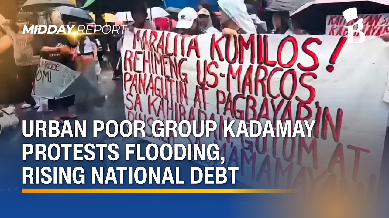 Kadamay protests at Mendiola, demands accountability over flood projects | Midday Report