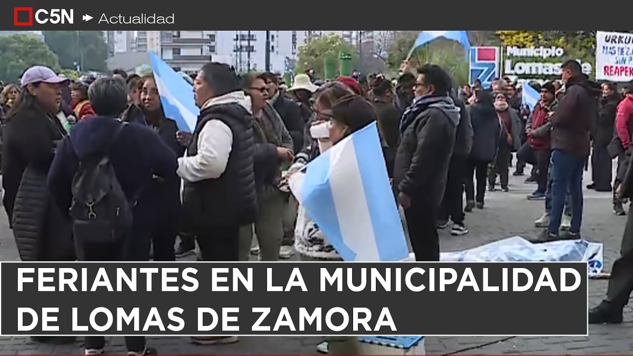 LA VOZ de los FERIANTES de LA SALADA en la MUNICIPALIDA de LOMAS de ZAMORA: 