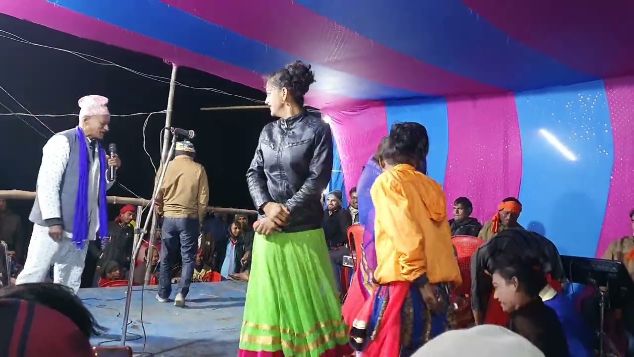 आदर्श नारी उर्फ डाकु मानसिंह का अत्याचार  Phulkaul Nepal nach party p6 comedy programme by jhotiya
