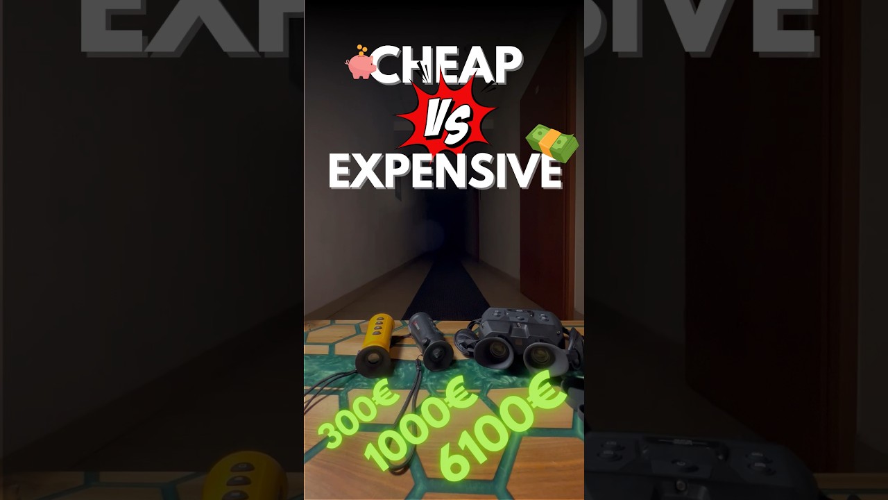 Cheap vs expensive thermal camera | ROY.EU #hikmicro