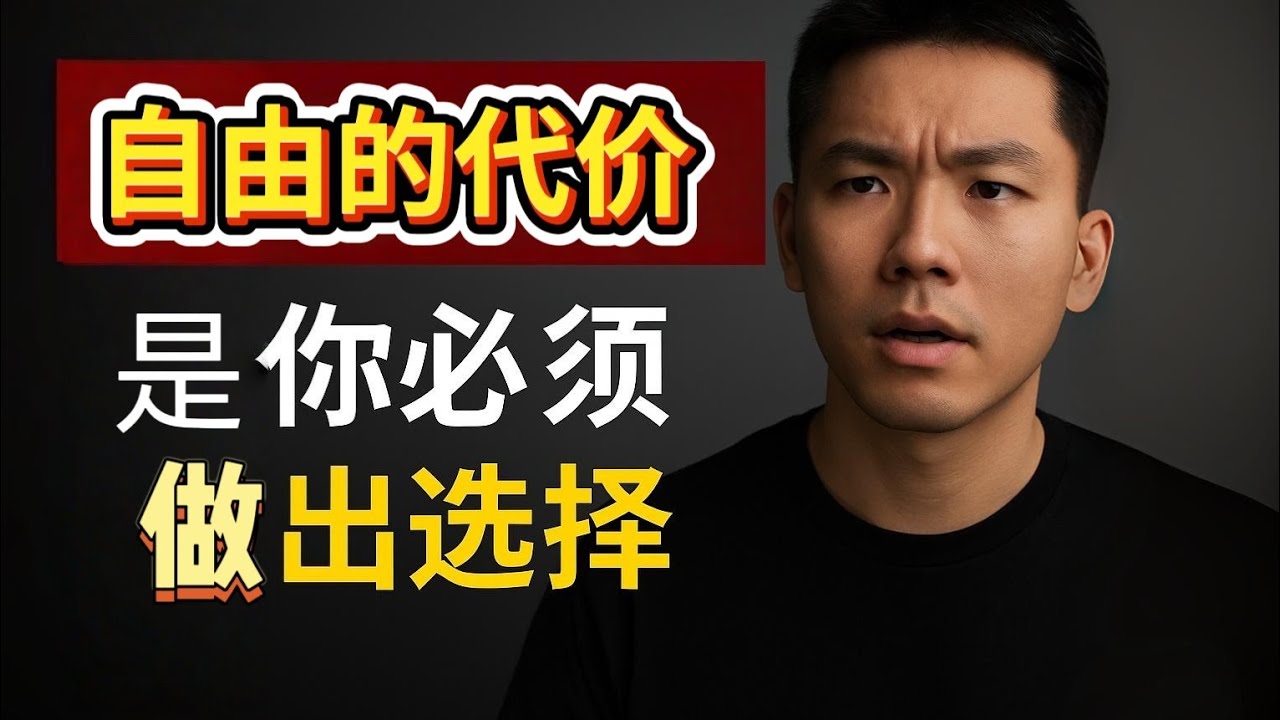 自由的代价，是你必须做出选择