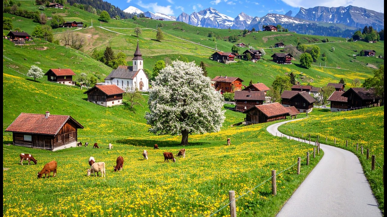 The Beautiful Mountains and Landscapes of Central Switzerland 🇨🇭