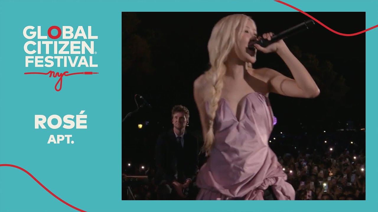 Розэ дебютирует на фестивале Global Citizen со своим хитом «APT» | Global Citizen Festival NYC 2025