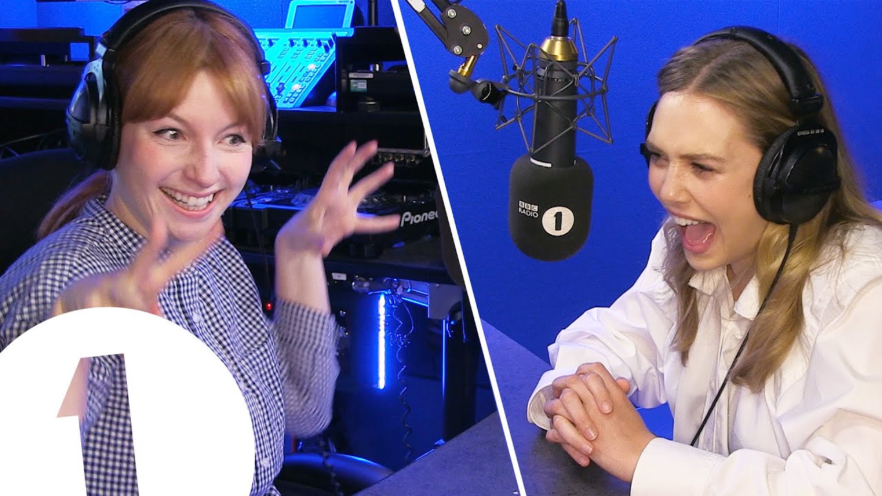 Elizabeth Olsen was totally impressed with Alice Levine's Scarlet Witch magic trick