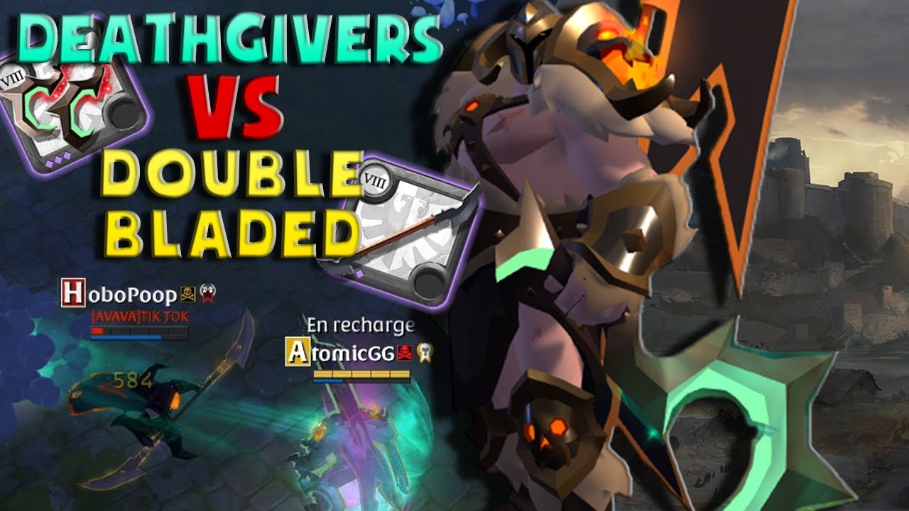 ALBION ONLINE 🏹 | T6.1 DEATHGIVERS VS T8.1 DOUBLE BLADED, NO HIT 😐 ?! | SOLO GANKING | #6