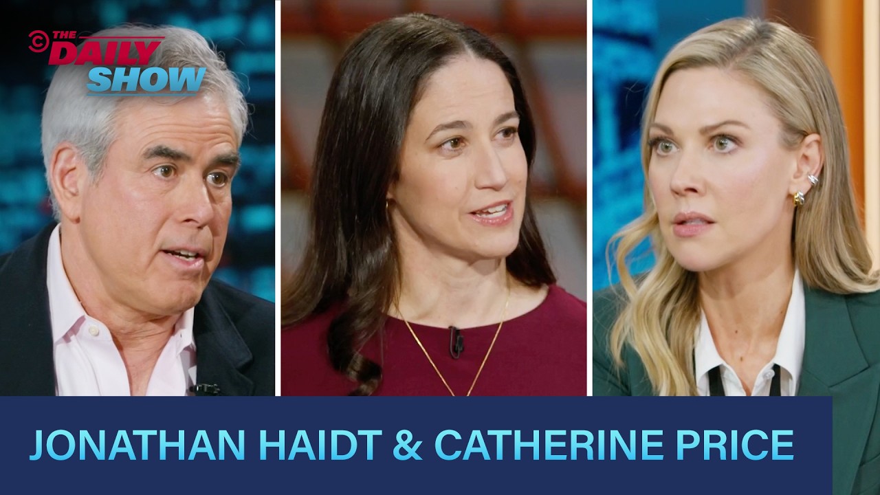 Jonathan Haidt & Catherine Price - Helping Gen Alpha Rebel Against Big Tech | The Daily Show