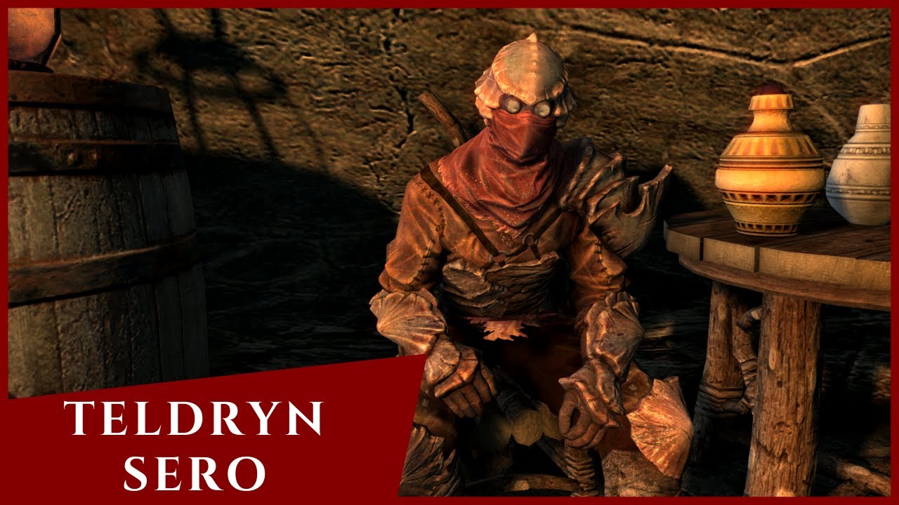 Skyrim • Реакция Тельдрин Серо на города Скайрима