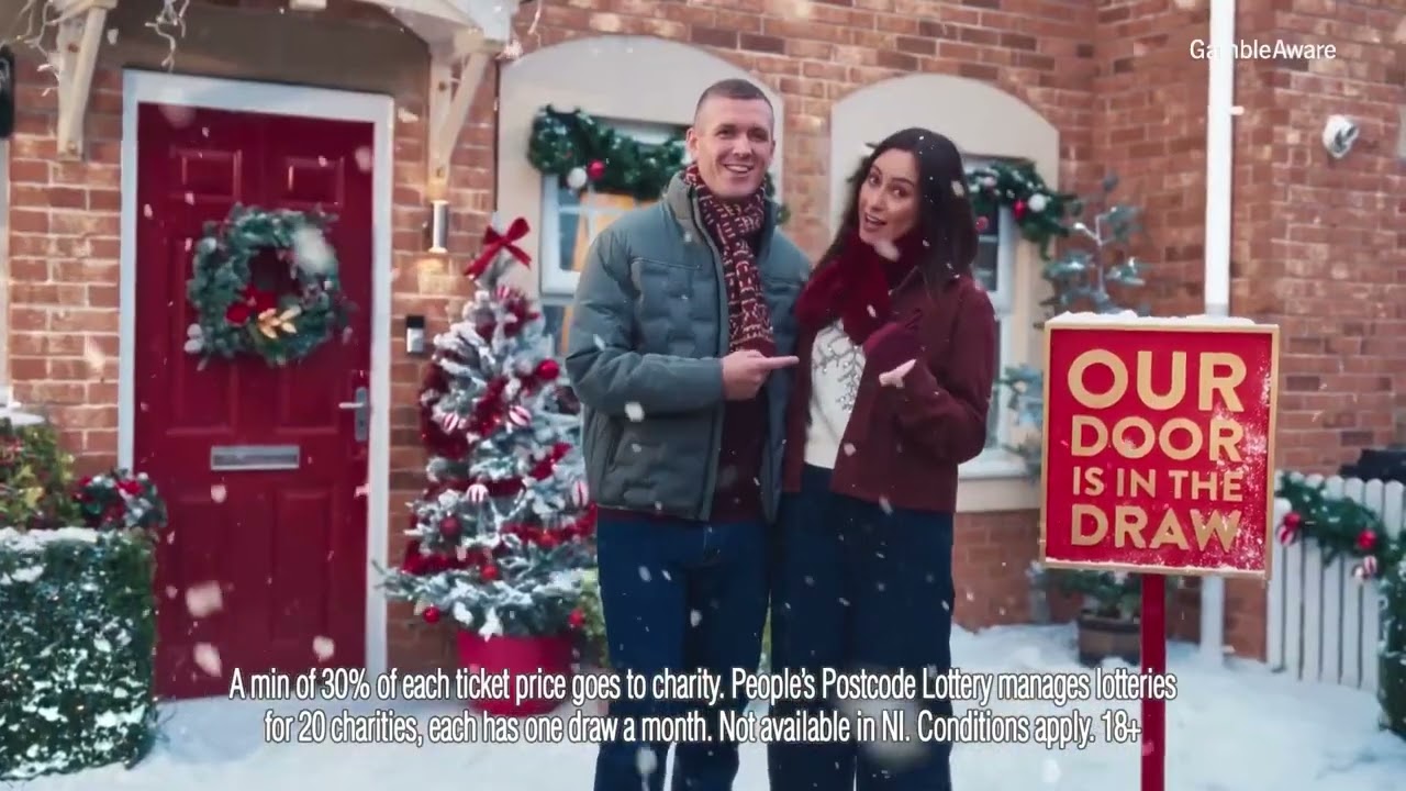 Postcode Lottery   Is your door in the draw Christmas 2025