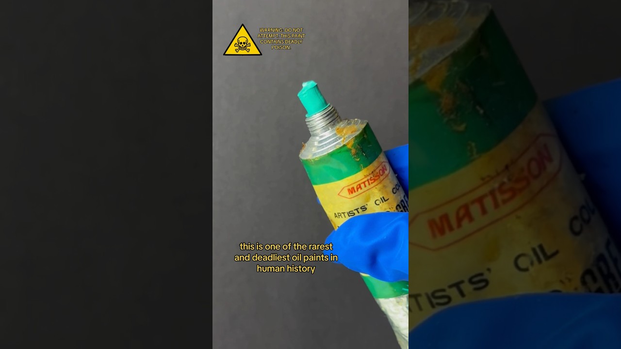 THE DEADLIEST GREEN IN HISTORY. ⚠️🍏#arthistory #art #history #oilpainting #poison #painting #green
