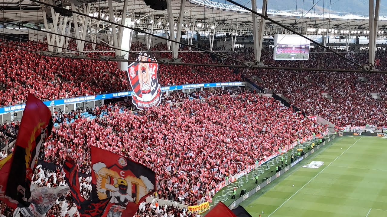 Torcida do Flamengo contra o Gremio - Brasileiro 2025
