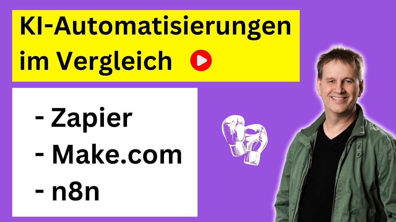 KI-Automatisierungen im Vergleich: Zapier &ndash; Make.com &ndash; n8n