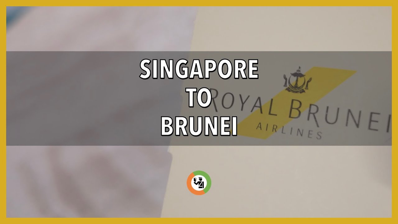 Singapore Changi to Brunei on Royal Brunei Airlines - Border Crossing