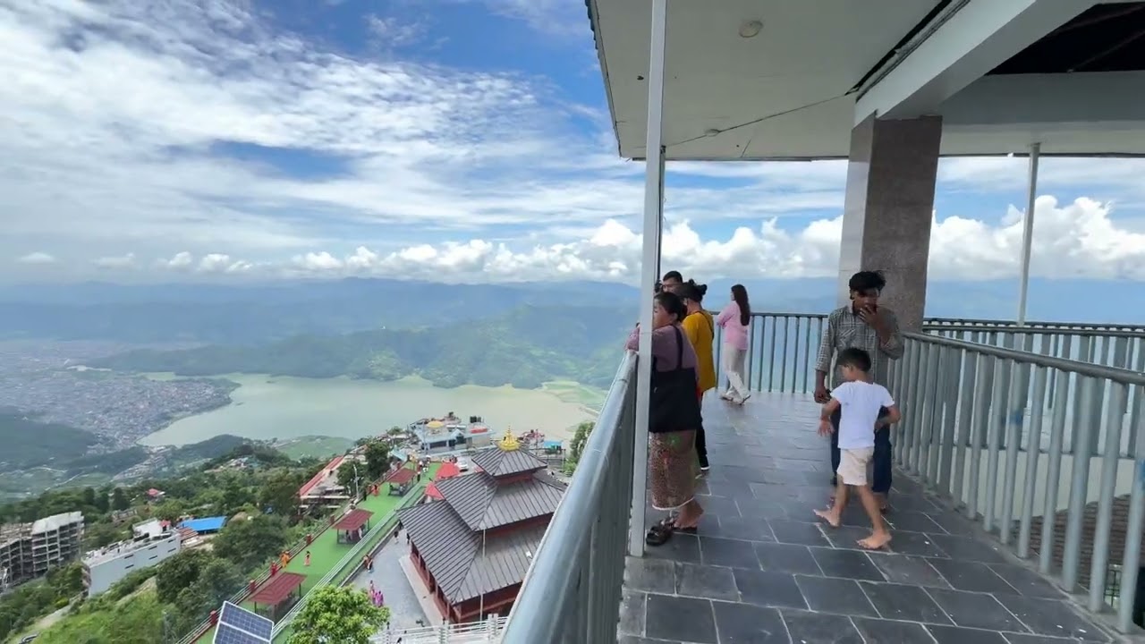 #views from #sarangkot #viewtower #pokhara #motovlog 