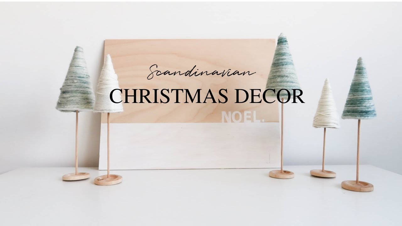 DIY Christmas Tree Decorations | Scandinavian Christmas Décor Ideas 2020
