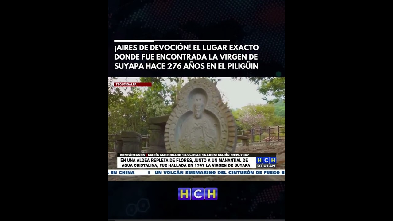 ¡Visitamos el lugar exacto donde fue encontrada por primera vez la Virgen de Suyapa en el Piligüin!