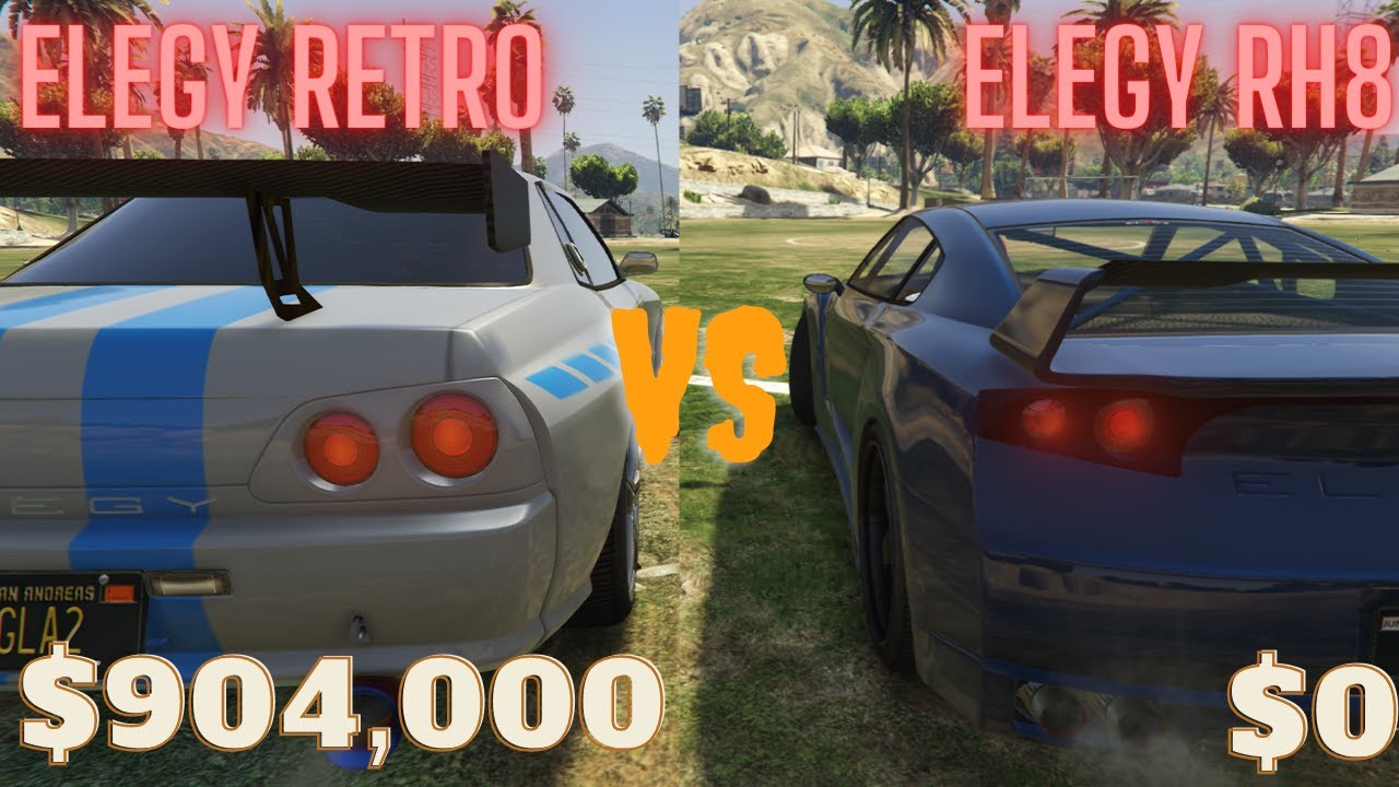 🚧Gta online Elegy rh8 vs Elegy retro custom (WHICH IS BEST?)