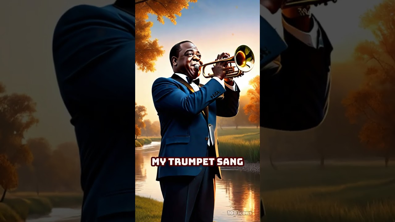 Louis Armstrong: The voice that transformed jazz forever.   