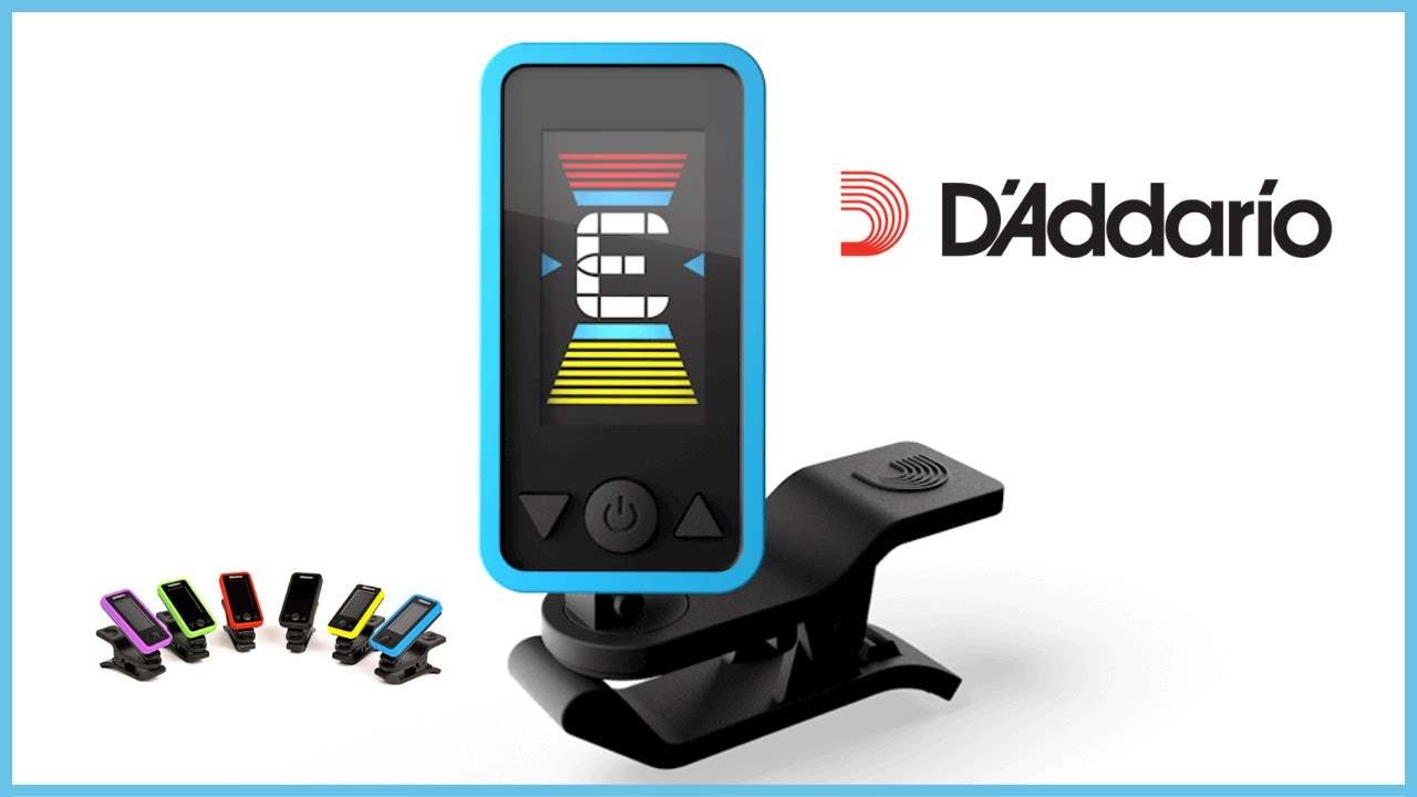 Daddario PW-CT-17BK Eclipse Chromatic Headstock Tuner - UNBOXING and Quick TEST DEMO