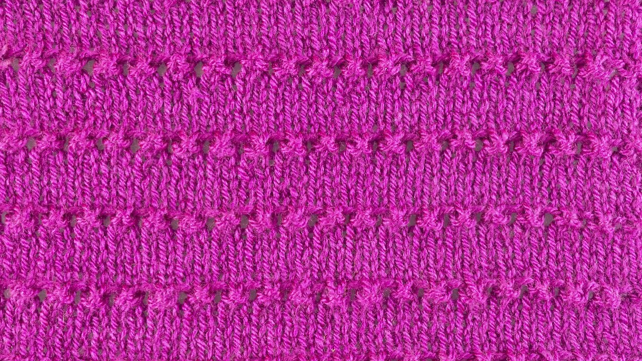 Traforo in Rilievo a maglia (facilissimo)