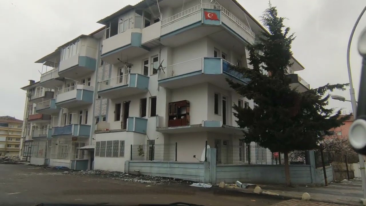 Malatya Deprem Sonrası Zaviyesi Mahallesi ve Temelli Caddesi 26.03.23