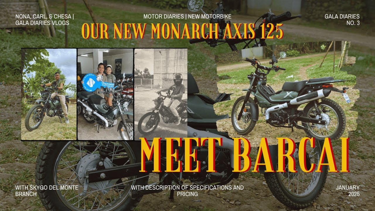Monarch Axis 125 cutie! 🫶🏻 Meet Barcai. 🏍️