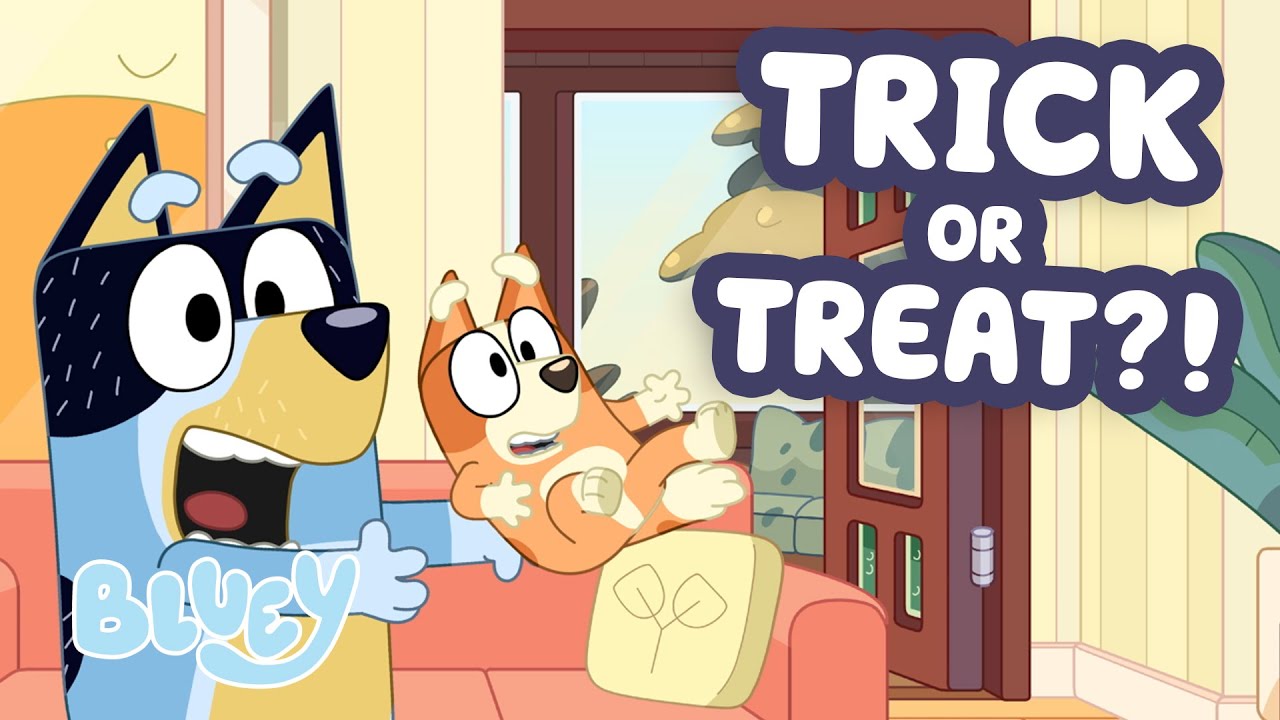 Bluey's Trick or Treat? 😱 😝 | 2 HOURS of Jokes and Games 💙 | Bluey