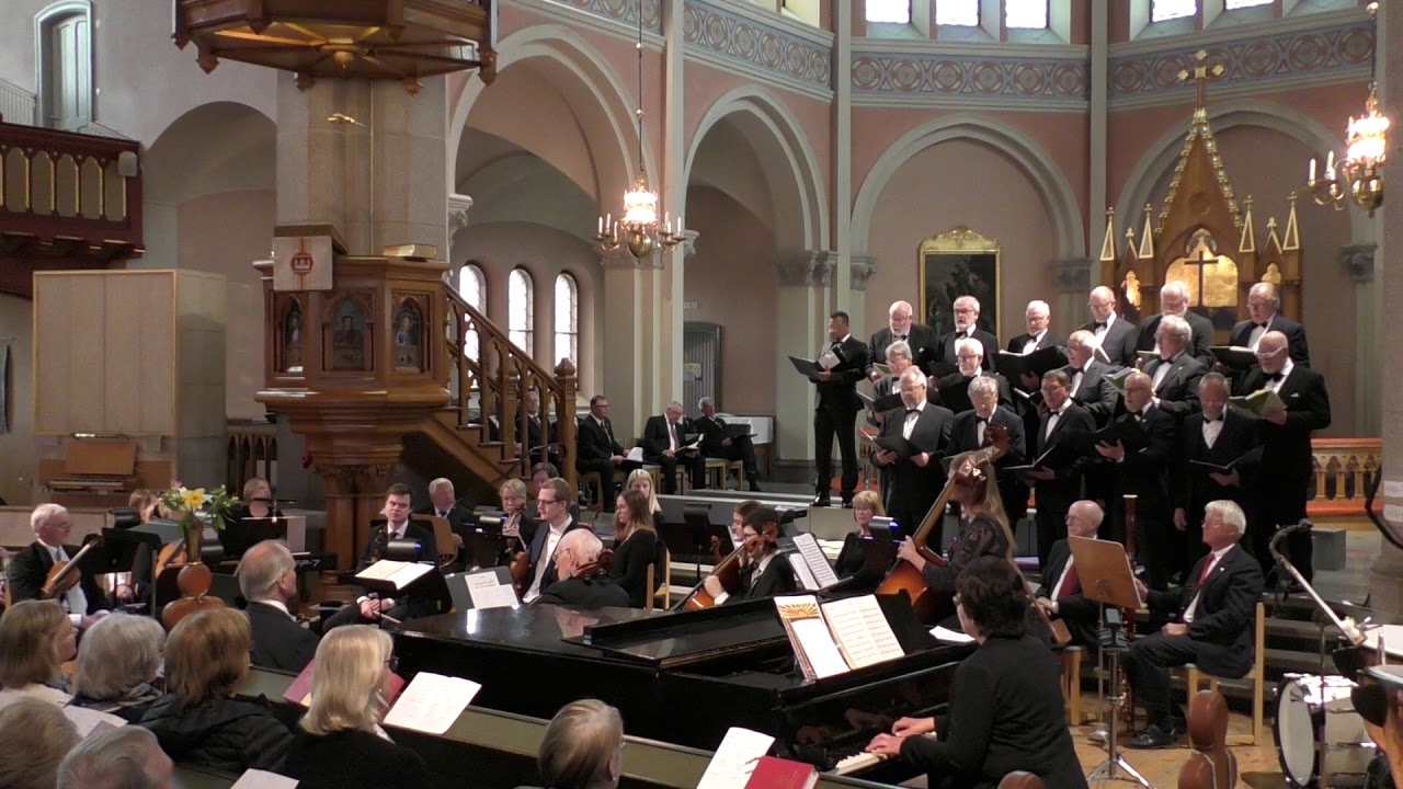 Valdemarsviks Manskör - Vårsång - Våren är kommen - St Petri Kyrka