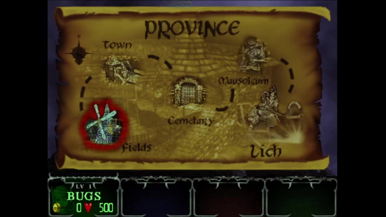Gauntlet - Dark Legacy: Poison Fields Green Archer Run