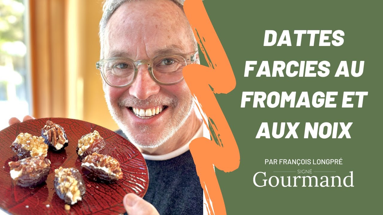 DATTES FARCIES AU FROMAGE ET AUX NOIX