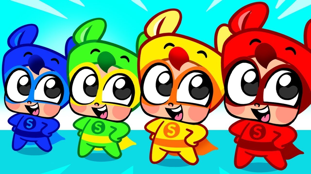 Rainbow Baby Superhero Team! 🌈🦸🏻🦹🏼&zwj;♀️ Rescue Adventure 💪 Fun For Toddlers 🥰 Nursery Rhymes