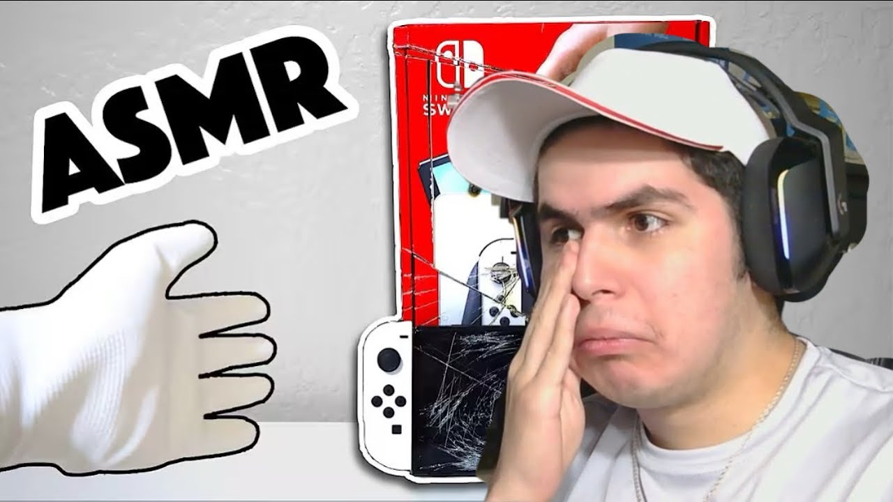 HOW NOT TO UNBOX NINTENDO SWITCH OLED - (reaction)