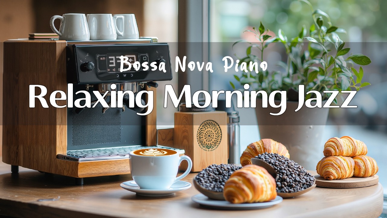Relaxing Morning Jazz ☕ Soft Coffee Jazz & Bossa Nova Piano for a Positive Workday
