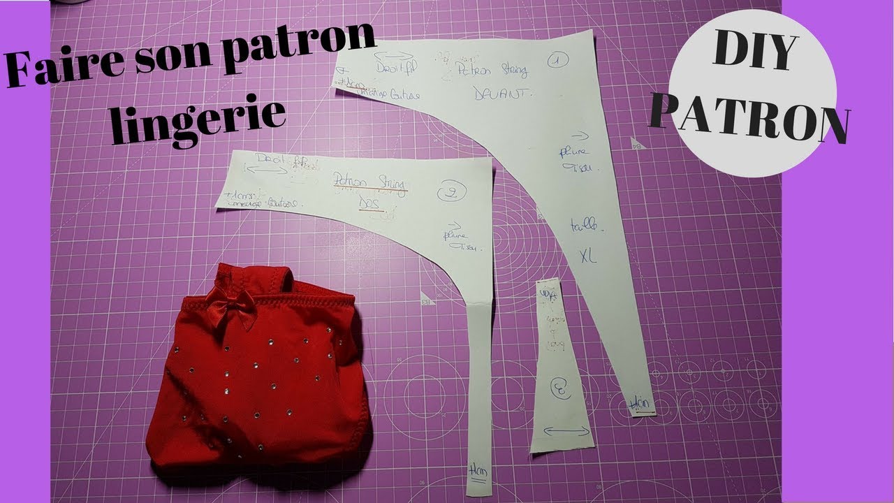 DIY Faire patron String  - Helena Couture