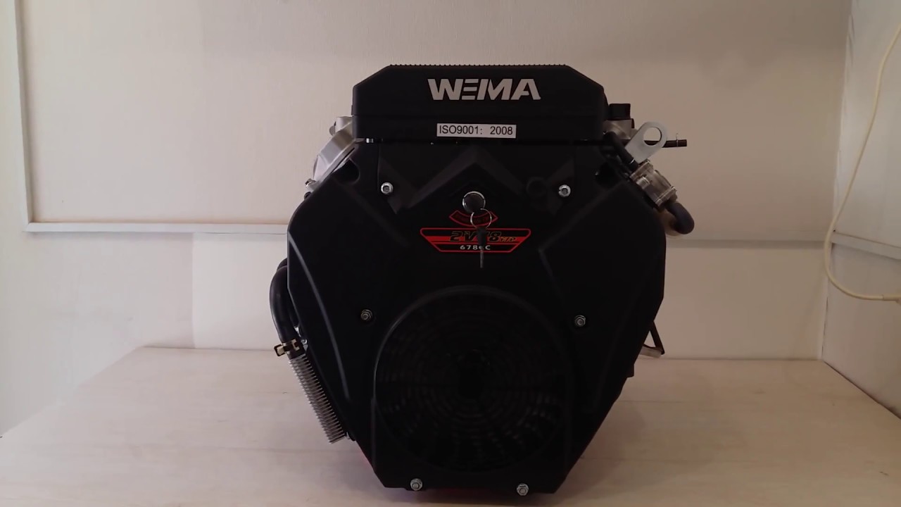 Двухцилиндровый бензиновый двигатель 20 л.с. Weima WM2V78F